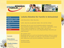 Tablet Screenshot of familienbuendnis-schwalmtal.de